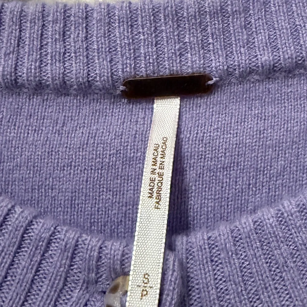 Free People Nocturnal Solid Cashmere Cardi | Mulberry Frost